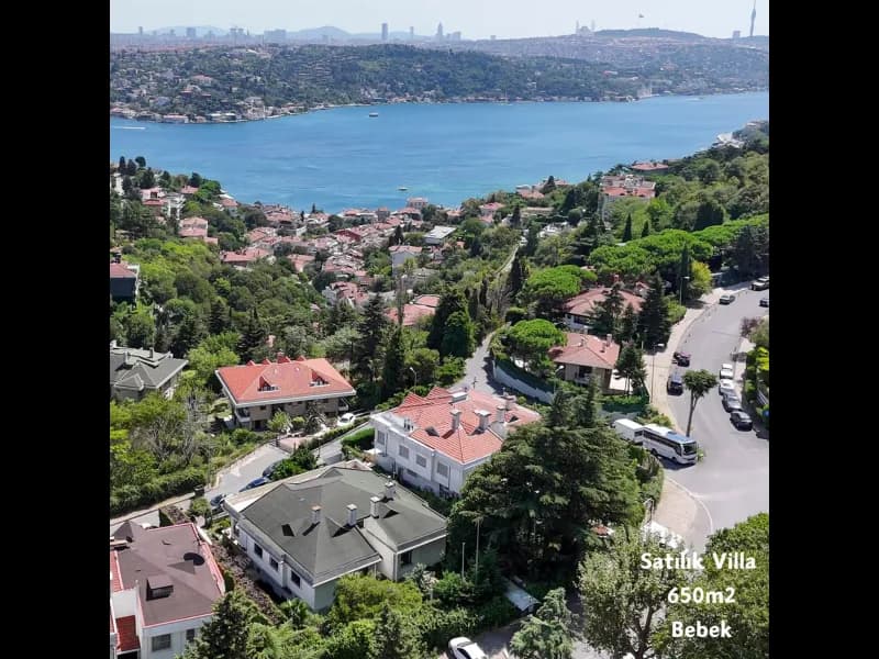 Bebek Yokusu Özenli Sokak 650m2 Boğaz Manzaralı Özel Villa  - İstanbul, Beşiktaş, Bebek Mah