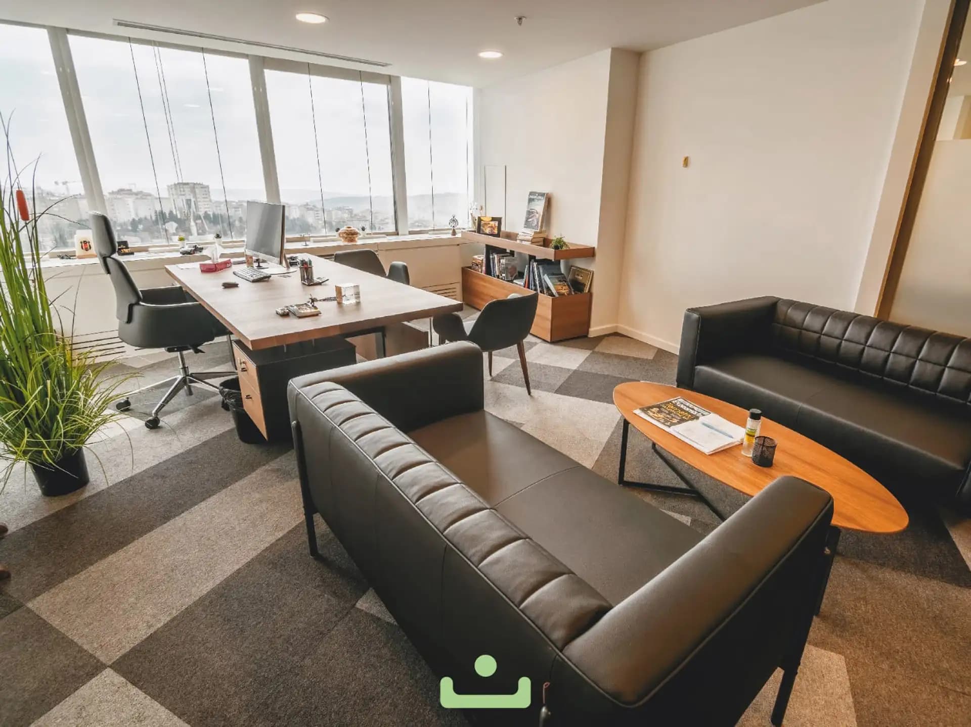 Etiler Akmerkezde 500m2 Dekorasyonlu Kiralık Ofis